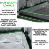 Yield Lab 60" x 48" x 80" 2 in 1 Grow Tent Kit with Viewing Windows & Flood Trays – Dual Hydroponic Grow Tents - Smell Proof Grow Tent - for Indoor Growing