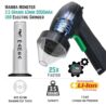 Mamba Monster 3.5g Black USB Electric Herb Grinder. Large Capacity Portable Metal Herbal Machine & Spice Mill for the Kitchen