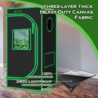 Green Hut Grow Tent 24"x24"x48" 600D Mylar Hydroponic Indoor Grow Tents with Observation Window, Removable Floor Tray and Tool Bag for Indoor Plant Growing 2x2