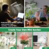 EWPJDK Grow Light 6500K Full Spectrum Plant Grow Lamp with Clip - 84 LED Plant Light for Indoor Plants