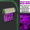 Yield Lab 60" x 48" x 80" 2 in 1 Grow Tent Kit with Viewing Windows & Flood Trays – Dual Hydroponic Grow Tents - Smell Proof Grow Tent - for Indoor Growing