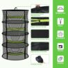 MEKOLIFE Herb Drying Rack with Mesh Design, Hanging Drying Rack with Green Zipper & Garden Pruning Shears – Versatile Plant Drying Solution (6 Layers)