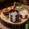 SHUAIYONGLAN Grinder 2.5 Inch Manual Grinder,Silver