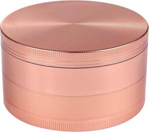 2.5-inch Paper box | heavy-duty aluminum, smooth grinding, non stick design, essential for the kitchen -Rose Gold