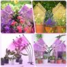 LED Grow Lights, 4 Heads Red Blue White Full Spectrum Plants Lights with Clamp for Indoor Plants & Seed Starting, 10-Level Dimmable, Auto On Off, Timing 4 9 12Hrs