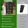 Herb Drying Rack Hanging Mesh 4 Layer 18" with Zipper, Garden Pruning Shear, Hook & Carabiner Clip for Drying Herbs, Plants, Seeds, Buds | Outdoor, Hydroponics & Grow Tents Herb Dryer Hanging Rack