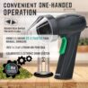 Mamba Monster 3.5g Black USB Electric Herb Grinder. Large Capacity Portable Metal Herbal Machine & Spice Mill for the Kitchen