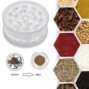 Kitchen Spice Grinder Acrylic 2pc with Magnet Clear Color