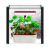 Chuanke Small Grow Tent for Aerogarden Hydroponics Growing System Indoor 20"x14"x22"High Reflective Mylar Leak-Proof of Light 600D Oxford Fabric for Indoor Plant