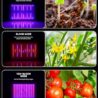 KOSCHEAL KS1200 LED Grow Light Full Spectrum, Plant Grow Light with Veg & Bloom Switch for Hydroponic Indoor Plants LED Grow Lamp with Daisy Chain, Output 130W±5%