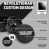 Santa Cruz Shredder Herb Grinder 3 Piece Medium 2 1/8" Superior Grip and Aluminium (Black)