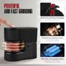 ZORKLE Electric Herb Grinder Portable, 1g Capacity, 1800mah Battery Powered, with 12g Storage Box