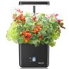 Indoor Garden Growing Systems Self-Watering Plant Pot Smart Gardening System with 17 Watts LED Grow Light Auto Timer Gardening Plant Gifts for Dad Mom Plant Pot for Vegetables Herbs(No Seeds&Soil)