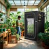 SNIGJAT 4x4 Grow Tent, 48"x48"x80" Grow Tent for Indoor Hydroponic Growing with High Reflective 600D Oxford Fabric, Observation Window, Removable Waterproof Tray for Fruit, Flowers, and Vegetables