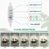 GYTF Halo Plant Grow Light, 6000K White LED Full Spectrum Growing Lamp for Indoor Plants, Succulents, Mini Bonsai, Small Plants, Height Adjustable, Dimmable & Timer 4/8/12/18Hrs