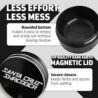 Santa Cruz Shredder Herb and Spice Grinder Made in USA (Large (2.7 Inch), Black)