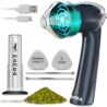 Mamba Loader XL 2g Gray USB Electric Herb Grinder. Small Portable Metal Herbal Machine & Spice Mill for the Kitchen
