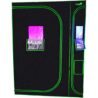 Yield Lab 60" x 48" x 80" 2 in 1 Grow Tent Kit with Viewing Windows & Flood Trays – Dual Hydroponic Grow Tents - Smell Proof Grow Tent - for Indoor Growing