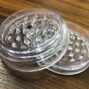 Kitchen Spice Grinder Acrylic 2pc with Magnet Clear Color