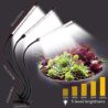 GHodec Grow Light for Indoor Plants,6000K 126LED Clip Plant Lights with Flexible Gooseneck & Timer Setting 4/8/12H,5 Dimmable Levels