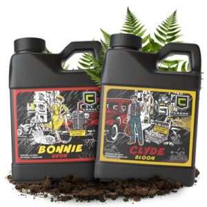 Cronk Nutrients Bonnie & Clyde Autoflower Nutrients Bloom and Grow – Yield Increasing Autoflower Plants Nutrient Kit – Easy to Use Plant Food – Optimal Formula for Optimal Results, 500mL