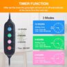 FECiDA Grow Lights with Stand and Timer, Tripod Standing Grow Lights for Indoor Plants, 208PCS LEDs Bright Enough Plant Growing Lamps for Bonsai Tree, Seed Starting, 24"-64" Height Adjustable
