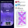 TATU 1000w LED Grow Light for Indoor Plants, Full Spectrum Plant Light Growing Lamp for Hydroponic Indoor Plant Veg and Flower for Grow Tent (Actual Power 100W=1000W HPS)