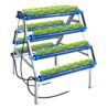 LAPOND A-Type Hydroponics Growing System Kit for Vegetables,Fruits and Herbs,with 72 Plant Sites and Food-Grade PVC-U Pipes,Suitable for Indoor and Outdoor,All New Design