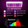 SERWING B1000W LED Plant Grow Light Dimmable,Best Grow Lights for Indoor Plants Full Spectrum, Seed Starting Seedlings Vegetable Hanging Growing Lamps, Double Switch Grow Light for Indoor Plants